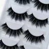 7 Pares de Cílios Postiços Cílios Falsos Natural / Grosso longo 5D Faux Mink Lashes Handmade Extensão Dos Cílios para Beleza Maquiagem 36 Estilos