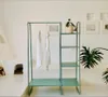 Clothes rack Bedroom Furniture floor simple cloth racks hanging clothing shelf northern Europe hat bag storage shelfs