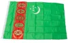 Turkmenistan-Flagge, 90 x 150 cm, Polyesterdruck, 3 x 5 Fuß, TKM-Land, Nationalflagge, Banner, nationale Flaggen für Heimdekoration, Party-Aktivitäten