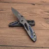 Högkvalitativ X21 Half Serrated Camping Folding Blade Kniv Hollow Handle Outdoor Hunting Survival Knife Gift Utility