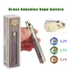 Brass Knuckles Cartridge Battery 650mAh 900mAh Silver Gold Wood Vape Pen Preheat VV Variable Voltage For 510 KP BK Smart Carts Thick Oil