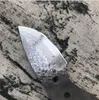 1Pcs High Quality DIY VG10 Damascus Steel Blade Drop Point Knifes' Blades, only knives' blades, no handles