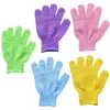 Exfoliating kąpielowe rękawiczki Scrubber Rękawicy nylonowe rękawiczki prysznicowe Body Spa Masaż martwy komórki skóry Remover DH012601904