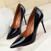 sexy high heels patent leather crocodile shoes brand heels women stiletto office shoes women valentine shoes women heels zapatos de mujer