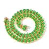 Новейшее мужское ожерелье из нержавеющей стали 12 мм, цветное капельное масло, ожерельяHIPHOP Miami Cuba, цепные ожерелья, модное ожерелье высокого качества3088909