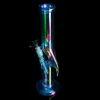 Eggosphere vetro spesso Tubature Recycler oil rig Glass Bong Bent Tipo Fumatori Pipa Narghilè Shisa 14 millimetri comune Cheap Clear Color