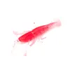5 stks/partij Siliconen Lichtgevende Garnalen Zachte Vissen lokken 8 cm 3.6g 5 kleuren Kunstmatige Hoge Quanlity Pesca Visgerei