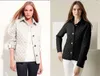 Fashion-Wholesale - Women's Jacket Simple Fall Padded Padded Casual Coat Jacket Fashion Jacket Plaid Quilted Padded Papers