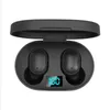 E6S TWS Kablosuz Bluetooth Kulaklık Stereo Kulaklık Bluetooth 5.0 LED Ekran Perakende Box ile Kulaklık TWS