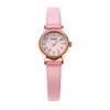 Relojes Julius Fashion para Mujer, correa de cuero, Color caramelo, esfera hueca, especial para jóvenes, Relojes para Mujer Bayan Kol Saati JA-912314W