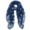 Berets Snowshine YLW Women Lady Penguin Print Shawl Voile Rectangle Scarf Scarves 16587655