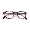 2018 New Vintage Lunettes Cadres OV5186 Gregory Peck Acétate Lunettes Rondes Cadre Hommes Lunettes Femmes avec Étui D'origine