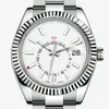 7 -selling Luxury Watches New 24-Hour Men's Automatic Calendar 42mm Stainless Steel Sky Dweller Men's Watch219h