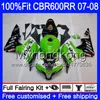 Injection kit For HONDA CBR 600RR 600F5 CBR 600 RR F5 07 08 283HM.0 CBR600F5 CBR600RR 07 08 CBR600 RR 2007 2008 Fairings Repsol Green black