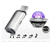 Bluetooth-Lautsprecher Kristallkugel Bühnenlampe 15W Musik RGB LED Bühneneffektbeleuchtung Disco Licht Party Lichter DIY