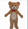 2019 vente d'usine chaude cravate rouge costume d'ours en peluche costume de mascotte ours en peluche costume d'ours en peluche