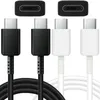 1m 3 pés rápido 3a 25w carregamento rápido tipo c cabo usb c para samsung note 10 20 s20 s22 htc android telefone pc