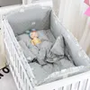 Bettwäsche-Sets 105 * 60 cm 5 teile / satz Animierte Krippe Bett Stoßstange für Borns 100% Baumwolle Bequemer Kinderschutz Baby waschbar