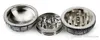 Broyeurs à fumer Accessoires Broyeurs à tabac étoile de la mort 2 pouces 3 couches herbe PokeBall Grinder Round Aluminium