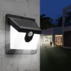 40 LED de Energia Solar Luz 3 Modos Humano Sensor Corpo 4pcs parede Solar Lâmpada impermeável ao ar livre de poupança de energia Jardim Quintal Luzes