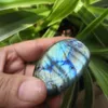 2-3cm / 3-4cm / 4-5cm Naturfärgad Labradorite Crystal Original Moonstone Gemstone Ornament Healing Reiki Crystal