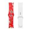 color printing sport silicone strap for apple watch band 42mm 38mm 44mm 40mm iwatch Series 4/3/2/1 wrist bands bracelet