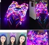 LED leuchten Katze Kaninchen Mäuse Ohr Horn Krone Stirnband Erwachsene Kinder Party leuchtende blinkende Haarband Reifen Abschlussball Konzert Fans Atmosphäre Requisiten Geschenk