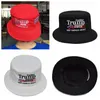 Trump 2020 Hat Embroidered Bucket Cap Keep America Great Hat Trump Cap President Trump Stingy Brim Hats Party Hats CCA-11758 30pcs