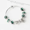 Groothandel- Mode 925 zilveren armbanden bedelarmband boog knoop armbanden charme kralen bangle diy sieraden voor kerst en valentijn cadeau