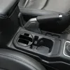 Accessoires Black Abs Cup Holder Aufbewahrungsbox Dekoration Cover für Jeep Wrangler JL 2018+ Auto Innenraumzubehör