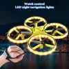 Interactive Induction Drone Toys Gravity Sensor Quadcopter LED Light RTF UAV Aircraft infrared Watch Remote Control UFO Drone Chil4452053