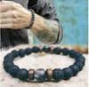 23 Stijlen Mannen Armband Natuurlijke Maansteen Kraal Tibetaanse Boeddha Armband Chakra Lava Steen Diffuser Armbanden Mannen Sieraden Gift Drop Shipping