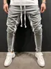 Moda-Erkekler Spor Rahat Jogging Pantolon Uzun Renkler Çizgili Elastik Bel Pantalones Hombres Pantalonici