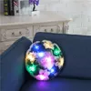 Led Luminous Pillow Case Covers For XMAS Santa Claus Reindeer Pumpkin Throw Cushion Cover Christmas Sofa Car Decoration 4 Styles XD20721