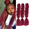 Selling 24 inch Jumbo Braiding Hair Extensions 1PcsLot 100gpcs Synthetic Hair Kanekalon Fiber Crochet Hair Braids For2418336