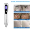 LCD Display Plasma Pen tattoo Mole Removal pen Dark Spot Remover for face body skin tags Freckle remover Point Pen Beauty Care Free Ship