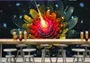 Modern Custom 3D Wallpaper Colorful flower art bar KTV background wall Personality Wall Mural Wallpaper Painting