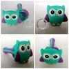 Mini Spoon Hand Pipes Silicone Owl Smoking Accessories Pyrex Glass Oil Burner Pipes Tobacco Pipe For Smoking Food Grade Material AC114 Cute