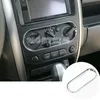 Suzuki Jimny 2007-2017에 대한 ABS 크롬 콘솔 에어 조건 버튼 프레임 커버