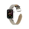 Cinturino ad anello in vera pelle per cinturino Apple Watch 42mm 44mm 38mm 40mm Per braccialetto di ricambio iwatch 3/2/1 correa