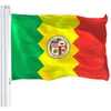 150x90cm Los Angeles City Flags 3x5 Druck, Individuell bedrucktes Polyestergewebe, Werbung zum Aufhängen, kostenloser Versand