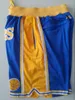 Nowe szorty drużynowe szorty vintage BaseKetball Shorts Pocket Ubrania Ubrania niebieskie kolor Dokonany rozmiar SXXL1430478