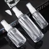 30/50/100ml Refillable Bottles Travel Transparent Plastic Perfume Bottle Atomizer Empty Small Spray Bottle toxic free and safe