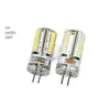 SMD 3014 G4 110V 4W 5W 6W Светодиодная кукурузная лампа лампы DC 12V / AC 220V Светодиодная лампочка Chanselier 24LED 3FLED 48LED 64LEDS