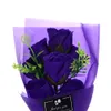 Bouquet de roses pour la saint-valentin, fleur fraîche, belle fleur de savon, cadeau romantique, préservée pour la fête des mères, 7 pièces/ensemble