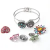 Bracelets à pression interchangeables pour femmes, bijoux tendance de 18 à 20mm, adaptés au cadeau de noël Xinnver Snap