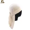 2019 Nuovo lusso unisex Velluto Durags Bandana Turbante Cappello berretti da pirata Parrucche Doo Durag Biker Copricapo Fascia Cappello da pirata Capelli Cuffie K252