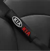 Pas na ramię samochodu z włókna węglowego naklejki pasów bezpieczeństwa dla KIA K2 RIO K3 K5 KX3 KX5 Sorento Forte Optima Sportage akcesoria samochodowe