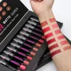 DSstyles 12 Pcs Matte Lipstick Waterproof Nourishing Velvet Lipstick Set Sexy Lip Makeup Long Lasting Make Up Cosmetics Gift291z7108027