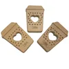 4pcs Pure Naturel Beech Wooden Coffee tasse Teether Baby Race